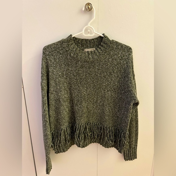 Rebecca Minkoff Marled Fringe Neala Sweater - Picture 2 of 2